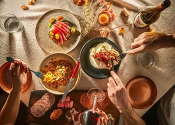 An enticing meal is never more than a few steps away